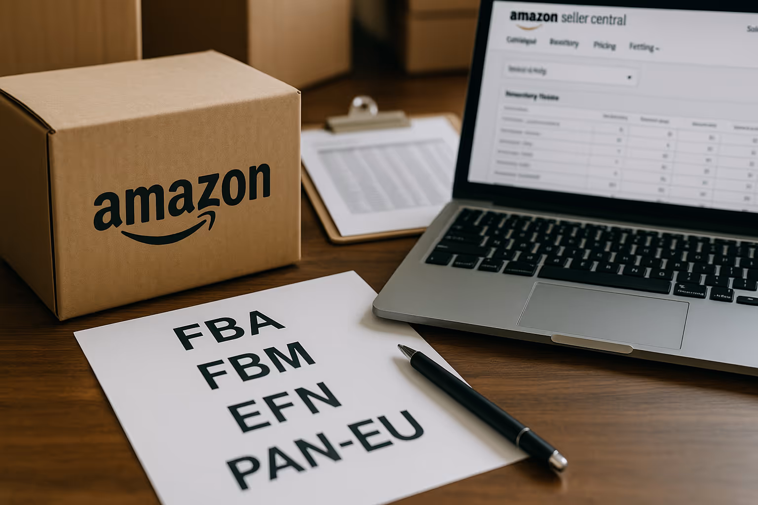 Amazon FBA, FBM, EFN and Pan-EU
